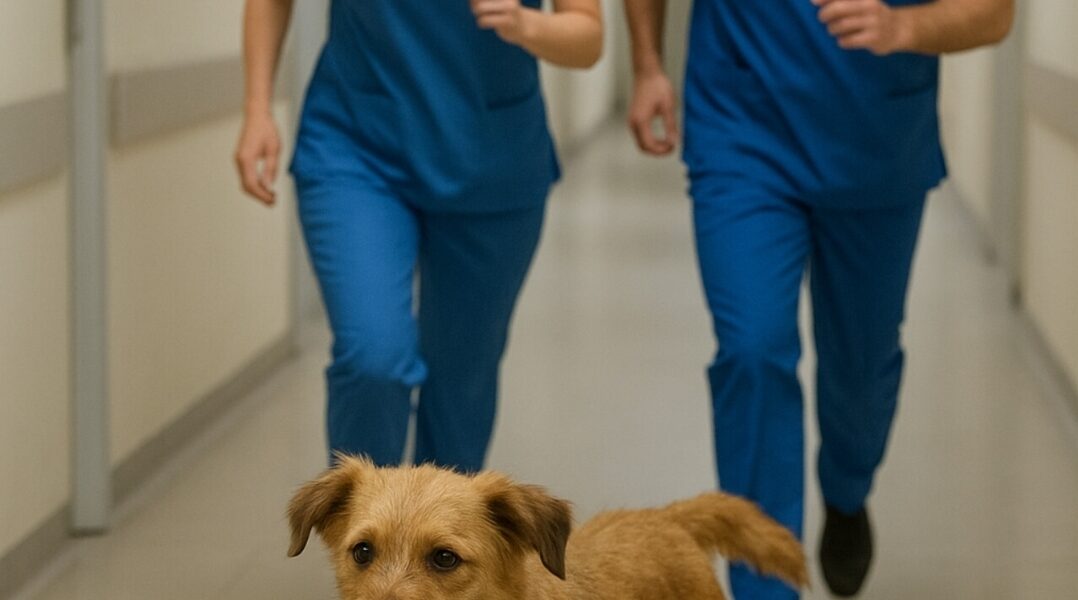 A Stray Dog Carried a Black Garbage Bag Into the Hospital — When They Opened It, They Froze…