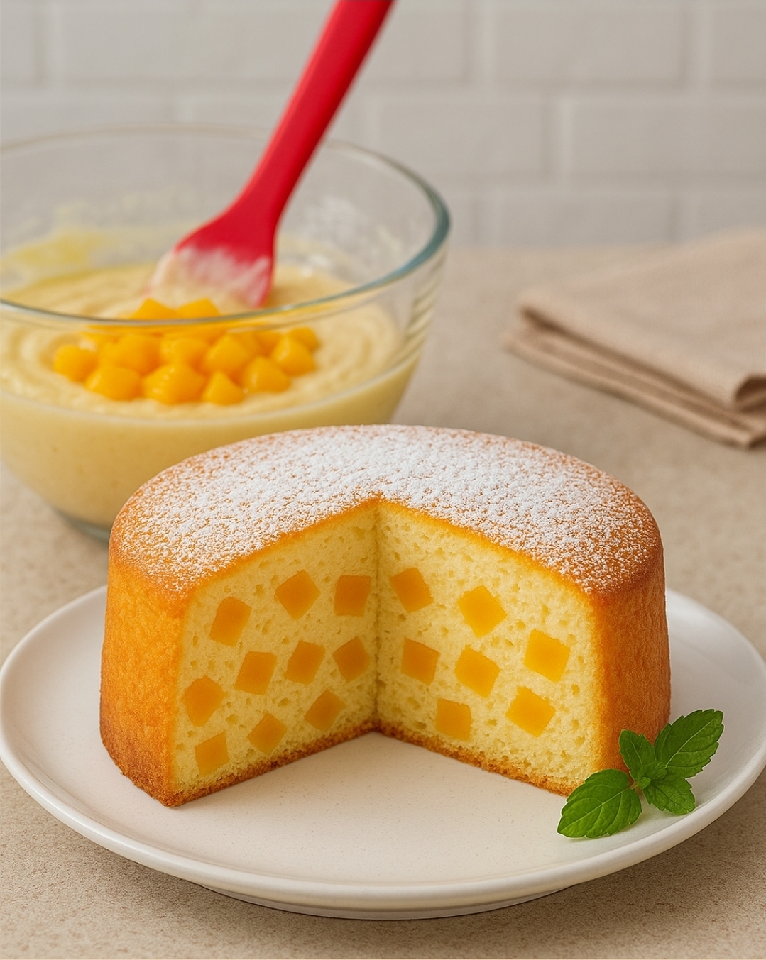 Peach Yogurt Cake Recipe – Light, Fluffy, and Delicious!