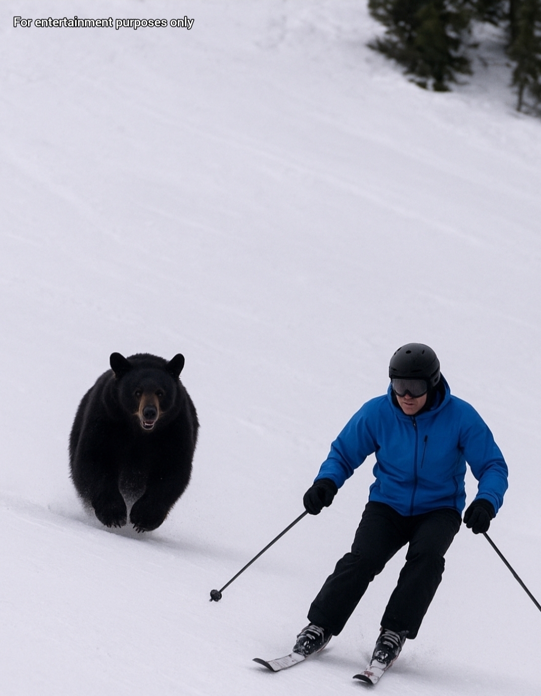 He Was Skiing for Fun—Until a Charging Bear Turned It Into a Real-Life Nightmare
