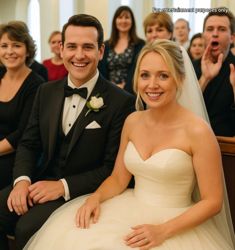 At the Wedding, Something Started Moving Under the Bride’s Dress! The Groom Turned Pale — and the Guests Gasped When They Saw It…