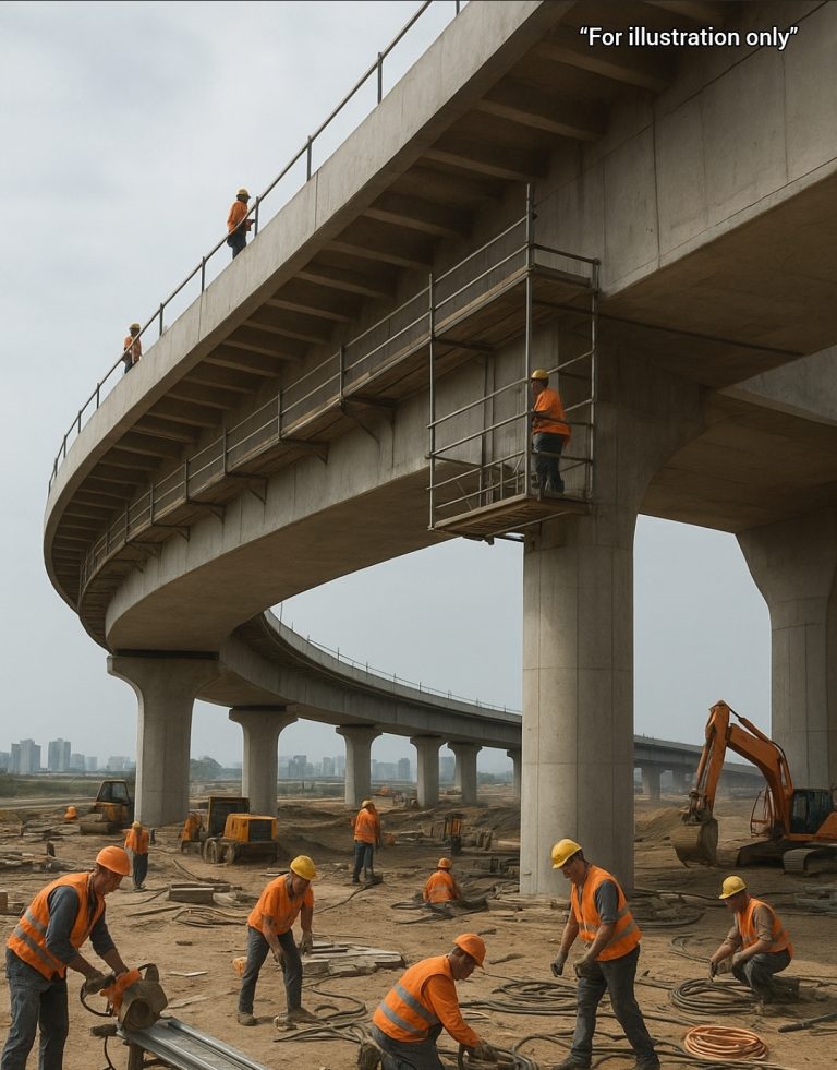 Tragedy at Construction Site: Skybridge Collapses During Building Phase