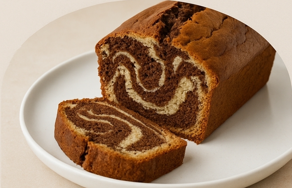 Easy Chocolate Marble Bread