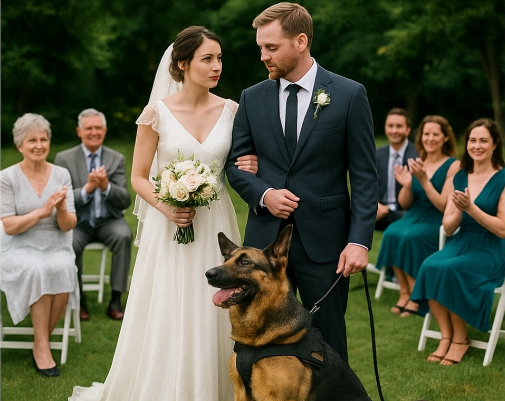 K9 Dog Saves Groom from Deceptive Bridge – Her Hidden Past…