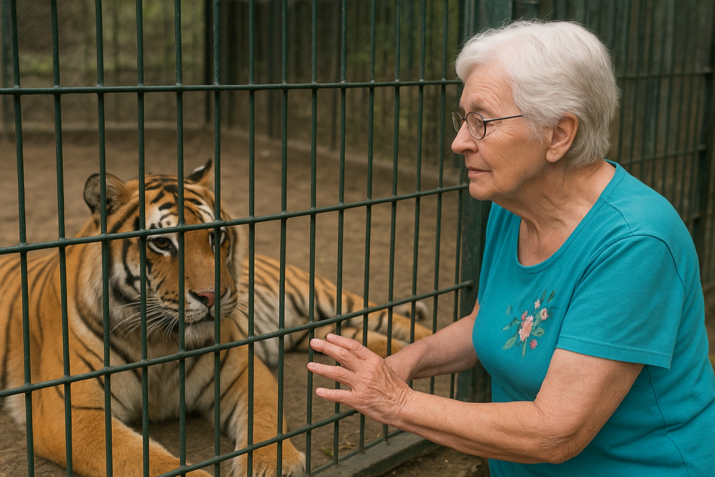 When a Woman Fell Into a Tiger Enclosure