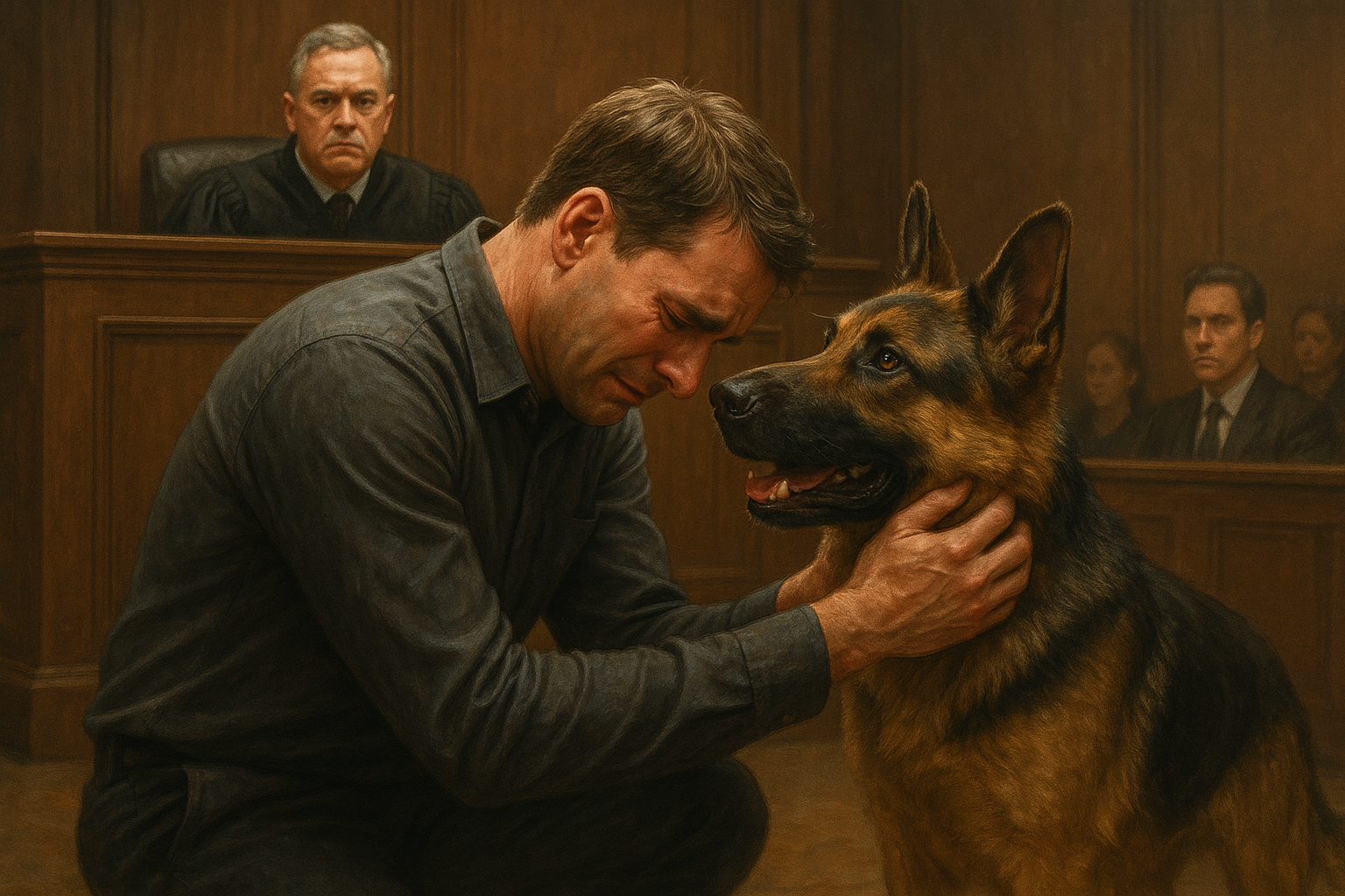The Final Goodbye That Changed Everything: What Happened When a Convicted Officer Met His Dog for the Last Time