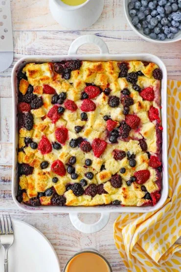 Berry Bread Pudding